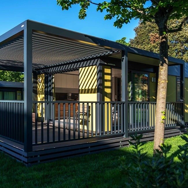 Genießen Sie das ganze Jahr über das Leben im Freien mit einer Pergola aus Aluminium