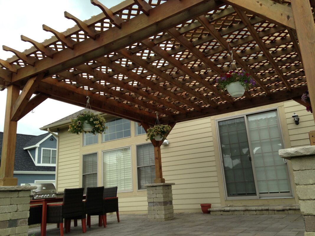 Pergola lattice Roof